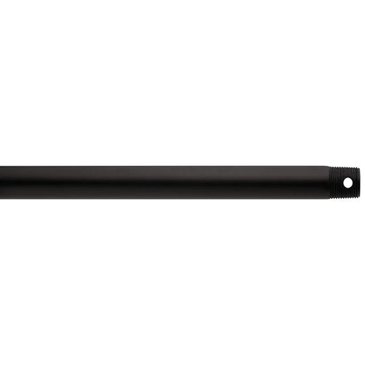 Kichler Accessory 18in Single Threaded Ceiling Fan Downrod | Satin Natural Bronze Steel | Ceiling Fan Extension | 18 in L | Model C2604-SNB