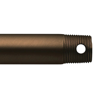 Kichler Accessory 72in Single Threaded Ceiling Fan Downrod | Heritage Brushed Bronze Steel | High Ceilings & Vaulted Rooms | 72 in L | Model C2609-HBB