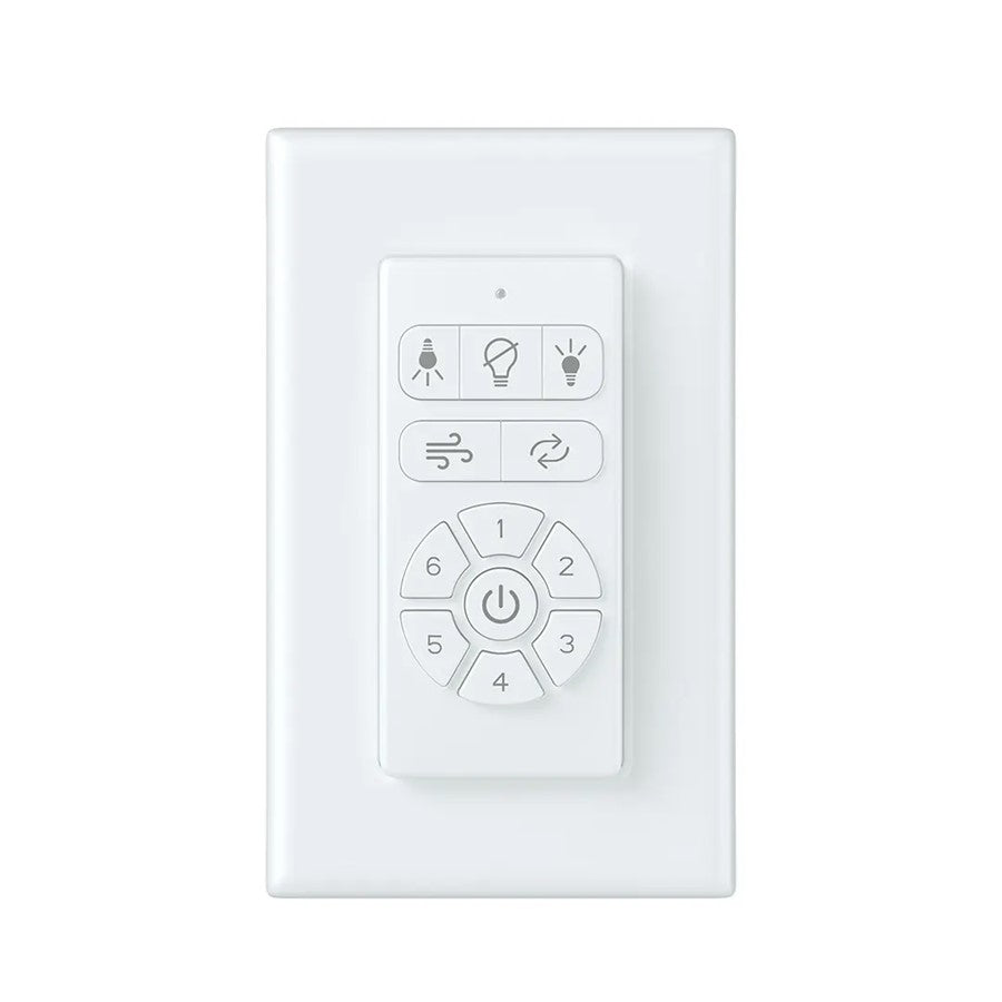 Kichler DC Full Function Handheld Remote Control | Plastic Remote | Living Room & Bedroom Fan Control | 4.5 x 2.8 x 0.7 in | Model C2670