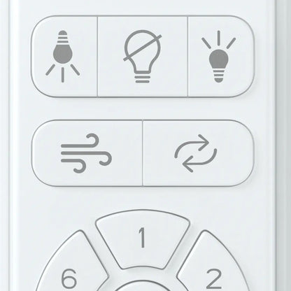 Kichler DC Full Function Handheld Remote Control | Plastic Remote | Living Room & Bedroom Fan Control | 4.5 x 2.8 x 0.7 in | Model C2670
