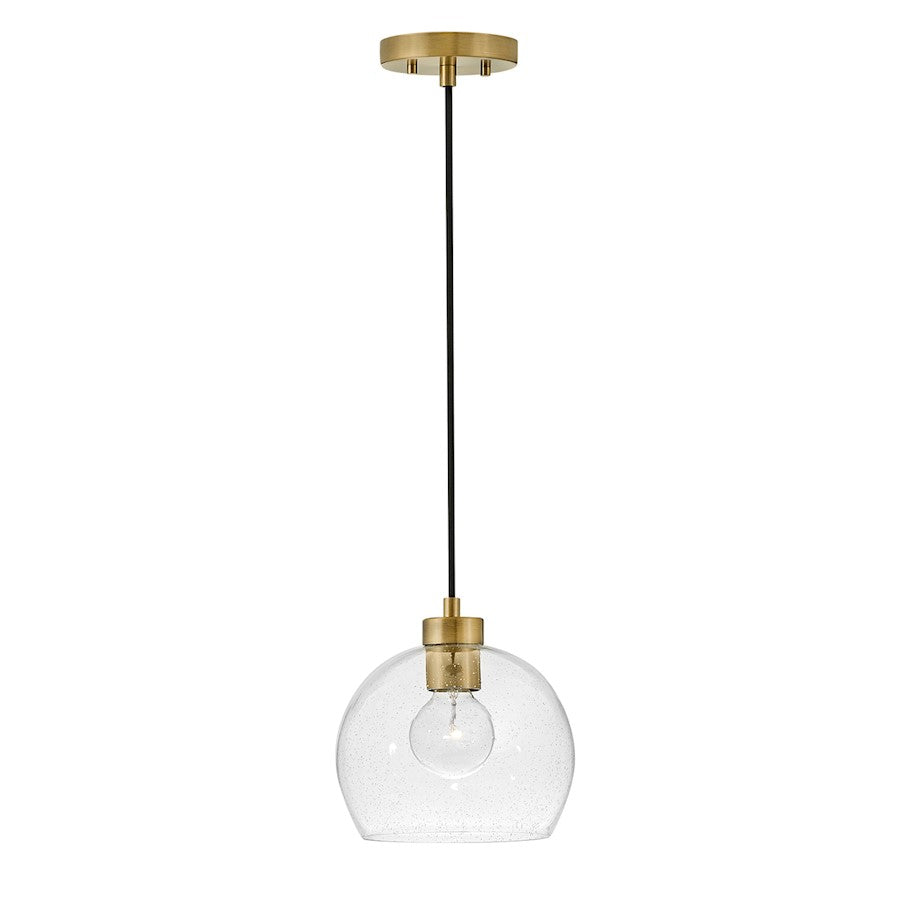 1 Light Pendant, Lacquered Brass