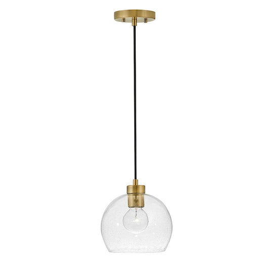 1 Light Pendant, Lacquered Brass