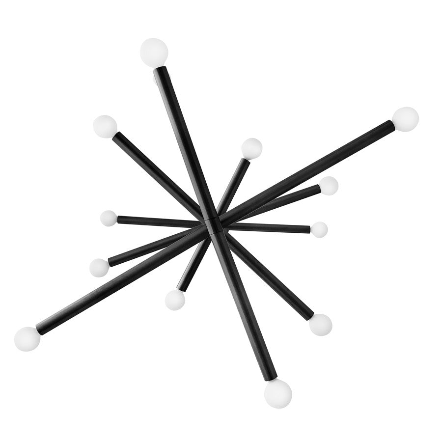 Lark Millie 14 Light Large Multi Tier Chandelier, Black