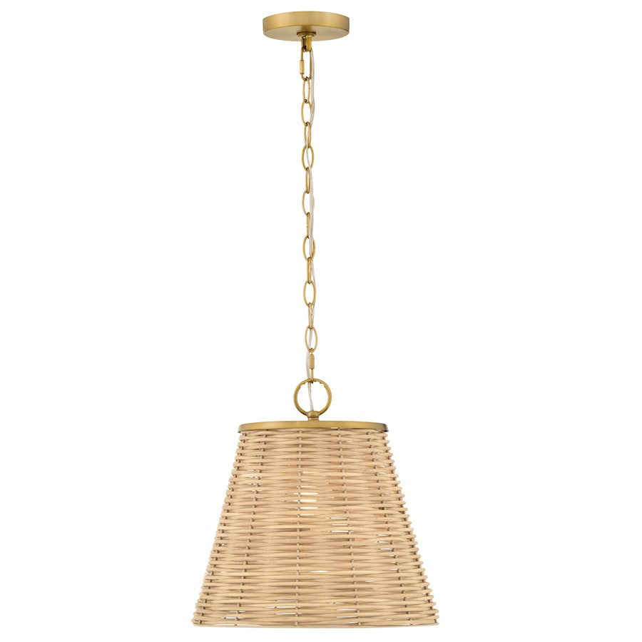 Lark Brynn 1 Light 14" Pendant, Lacquered Brass - 83217LCB