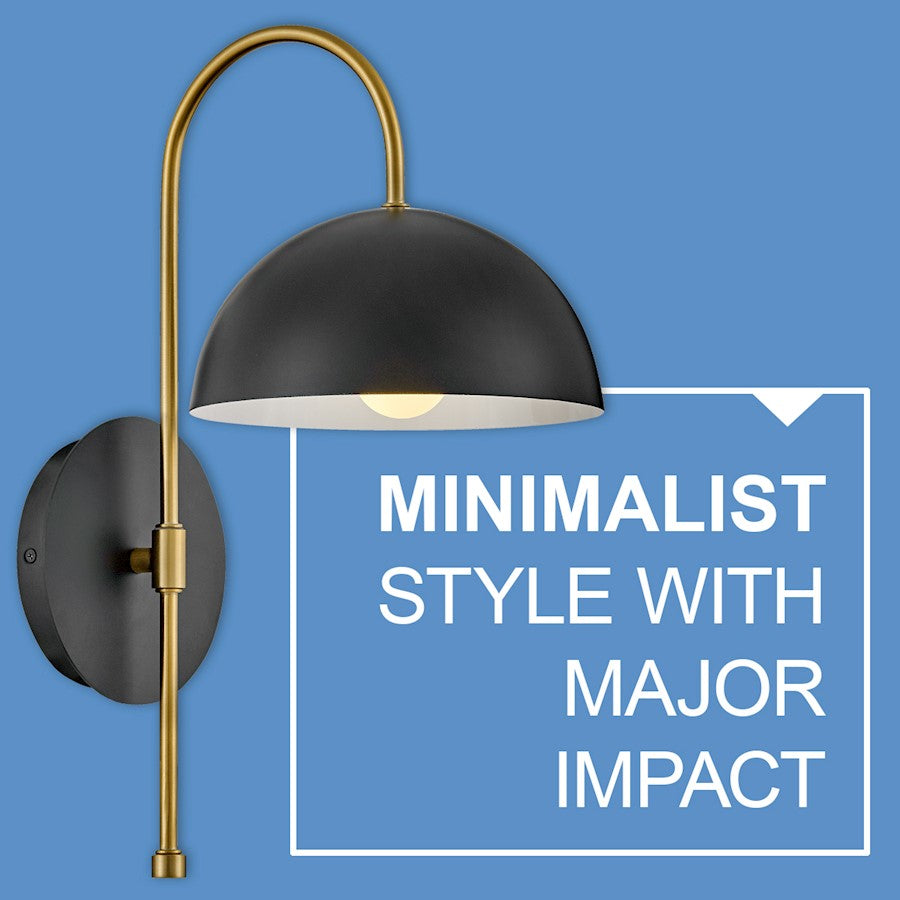 1 Light Medium Wall Sconce