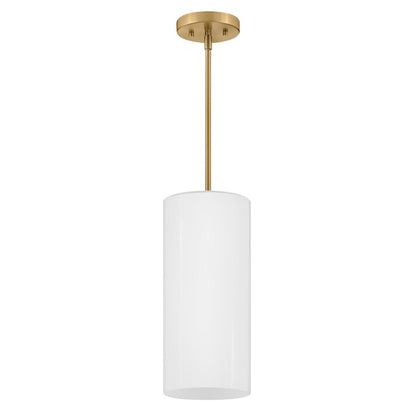 1 Light Extra Small Pendant, Lacquered Brass