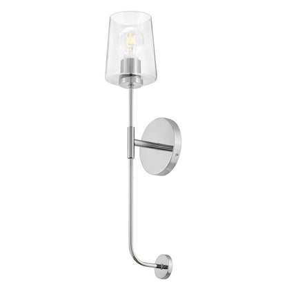1 Light Medium Bathroom Vanity Light, Chrome