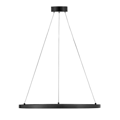 LED Medium Chandelier, Black