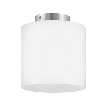 Lark Pippa 1 Light Extra Small Flush Mount, Nickel/Cased Opal - 83533PN