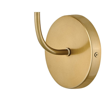 Lark Selma 1 Light Medium Sconce, Gold/Etched Opal