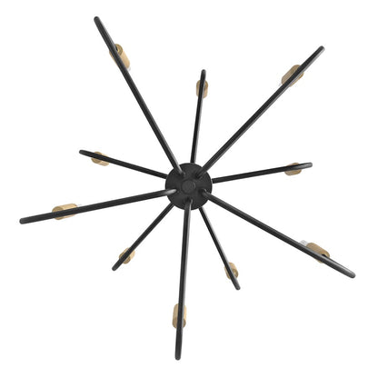 Lark Austen 10 Light 30" Multi Tier Chandelier, Black