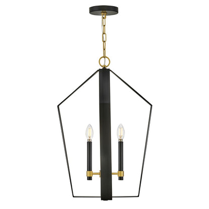Lark Sammi 4 Light Large Pendant, Black