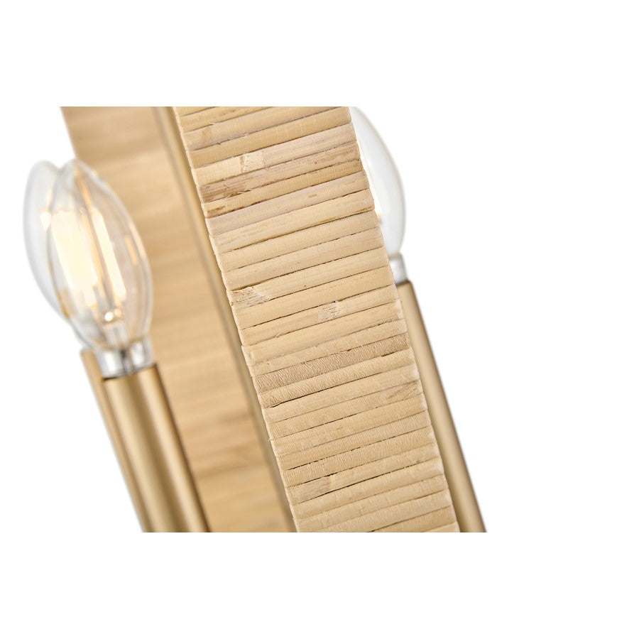 Lark Sammi 4 Light Large Pendant, Lacquered Brass