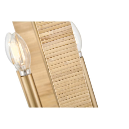 Lark Sammi 4 Light Large Pendant, Lacquered Brass