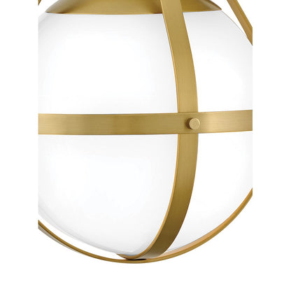 Lark Colby 1 Light 9" Sconce, Lacquered Brass/Cased Opal