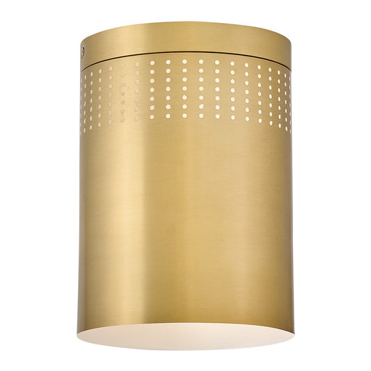 Lark Casey 1 Light 7.5" Flush Mount, Lacquered Brass - 83681LCB