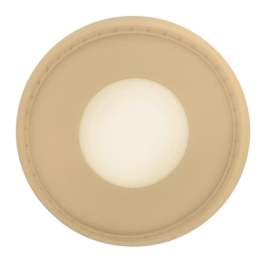 Lark Casey 1 Light 7.5" Flush Mount, Lacquered Brass