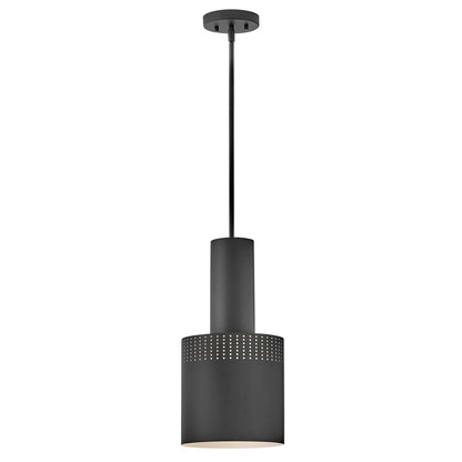 Lark Casey 1 Light 9" Pendant, Black - 83687BK