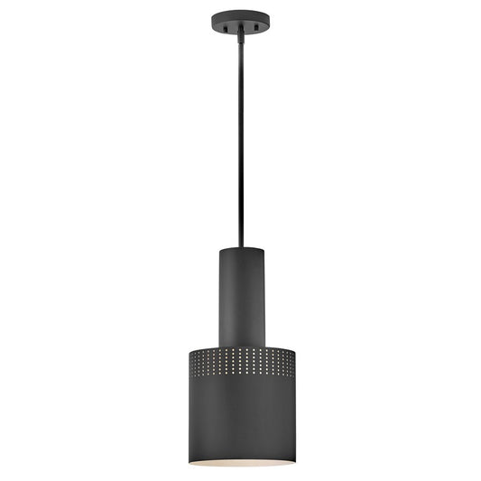 Lark Casey 1 Light 9" Pendant, Black - 83687BK