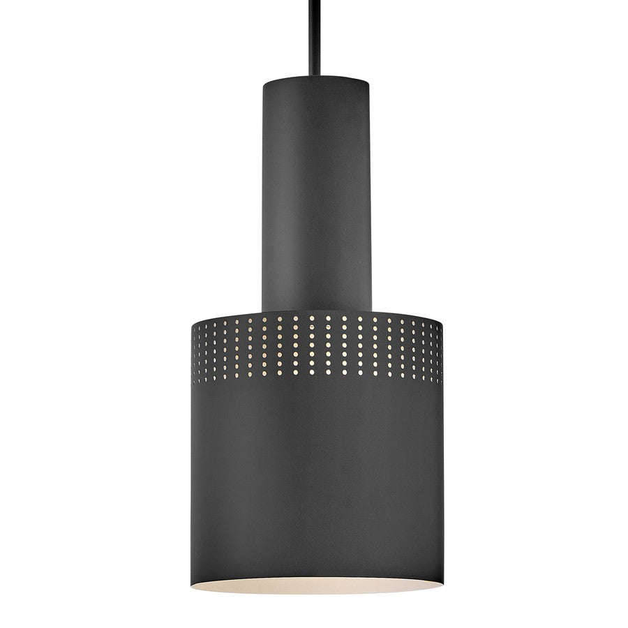 Lark Casey 1 Light 9" Pendant, Black