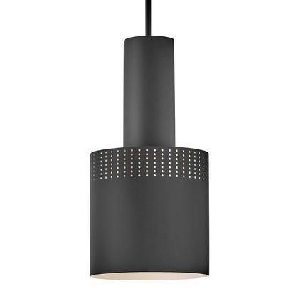 Lark Casey 1 Light 9" Pendant, Black