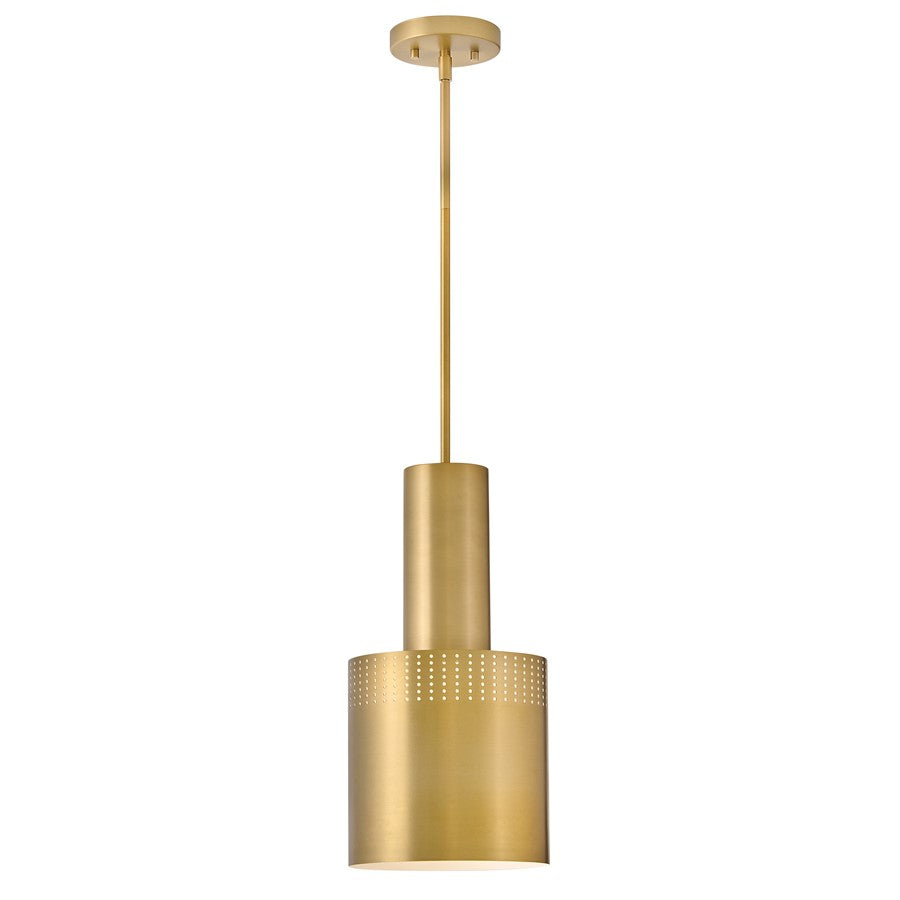 Lark Casey 1 Light 9" Pendant, Lacquered Brass - 83687LCB