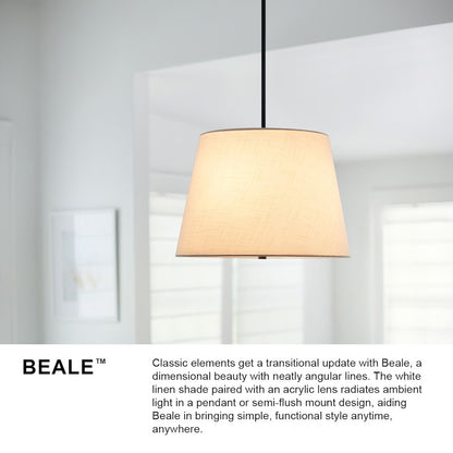 3 Light Large Pendant, Lacquered Brass