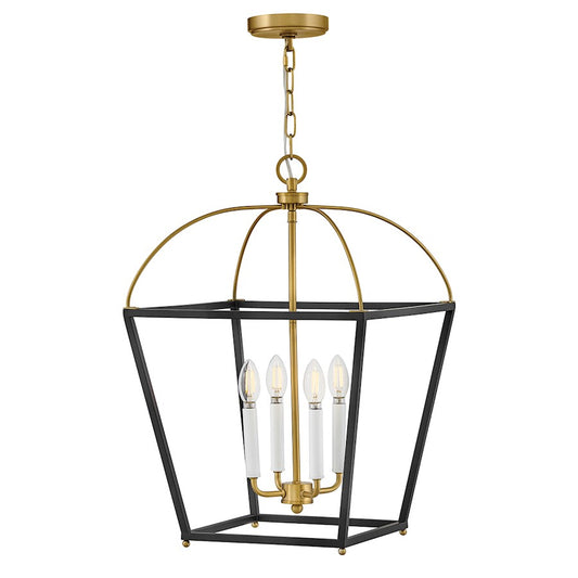 Lark Tate 4 Light 16" Pendant, Black - 84274BK-LCB