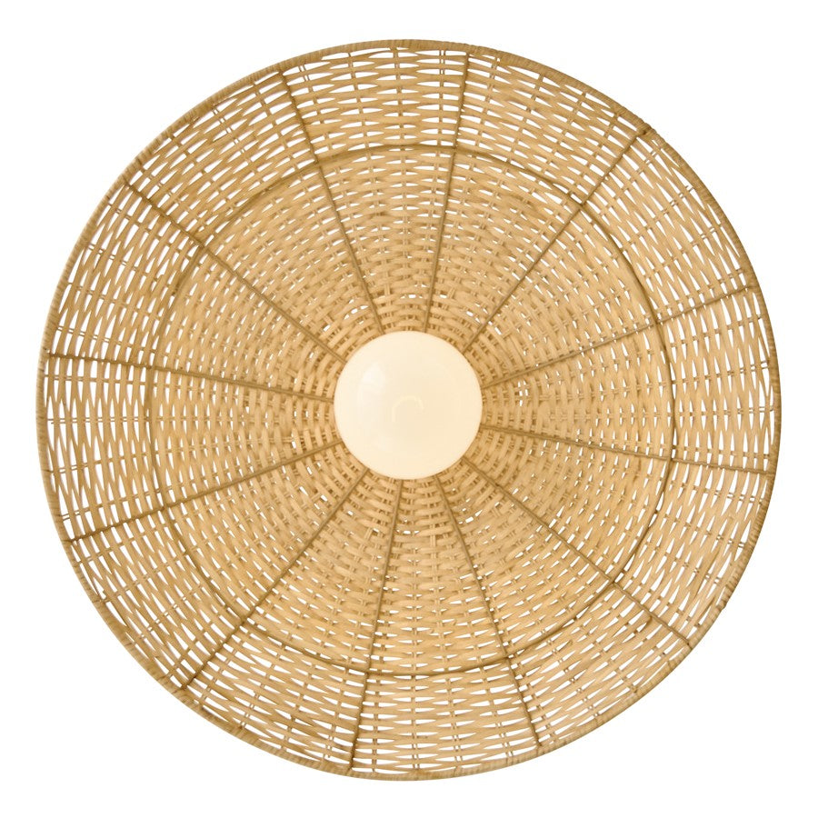 Lark Pismo 1 Light Large Pendant, Lacquered Brass