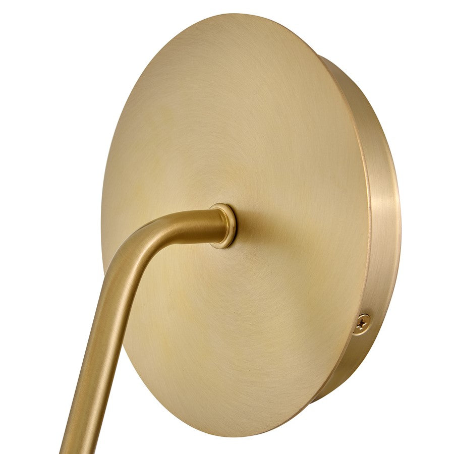 Lark Bliss 1 Light 11" Sconce, Lacquered Brass