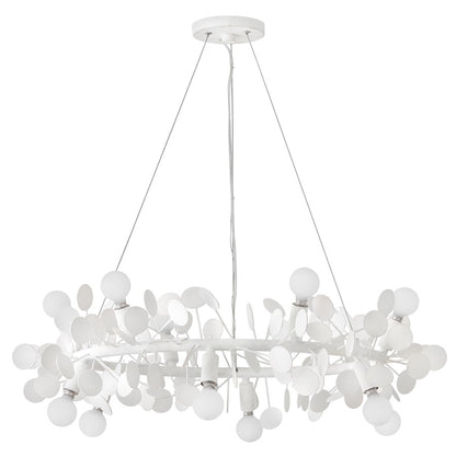 Lark Lolli 12 Light Medium Single Tier Chandelier, Textured Plaster