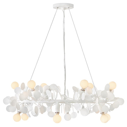 Lark Lolli 12 Light Medium Single Tier Chandelier, Textured Plaster