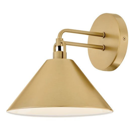 Lark Milo 1 Light Small Sconce, Lacquered Brass - 84430LCB