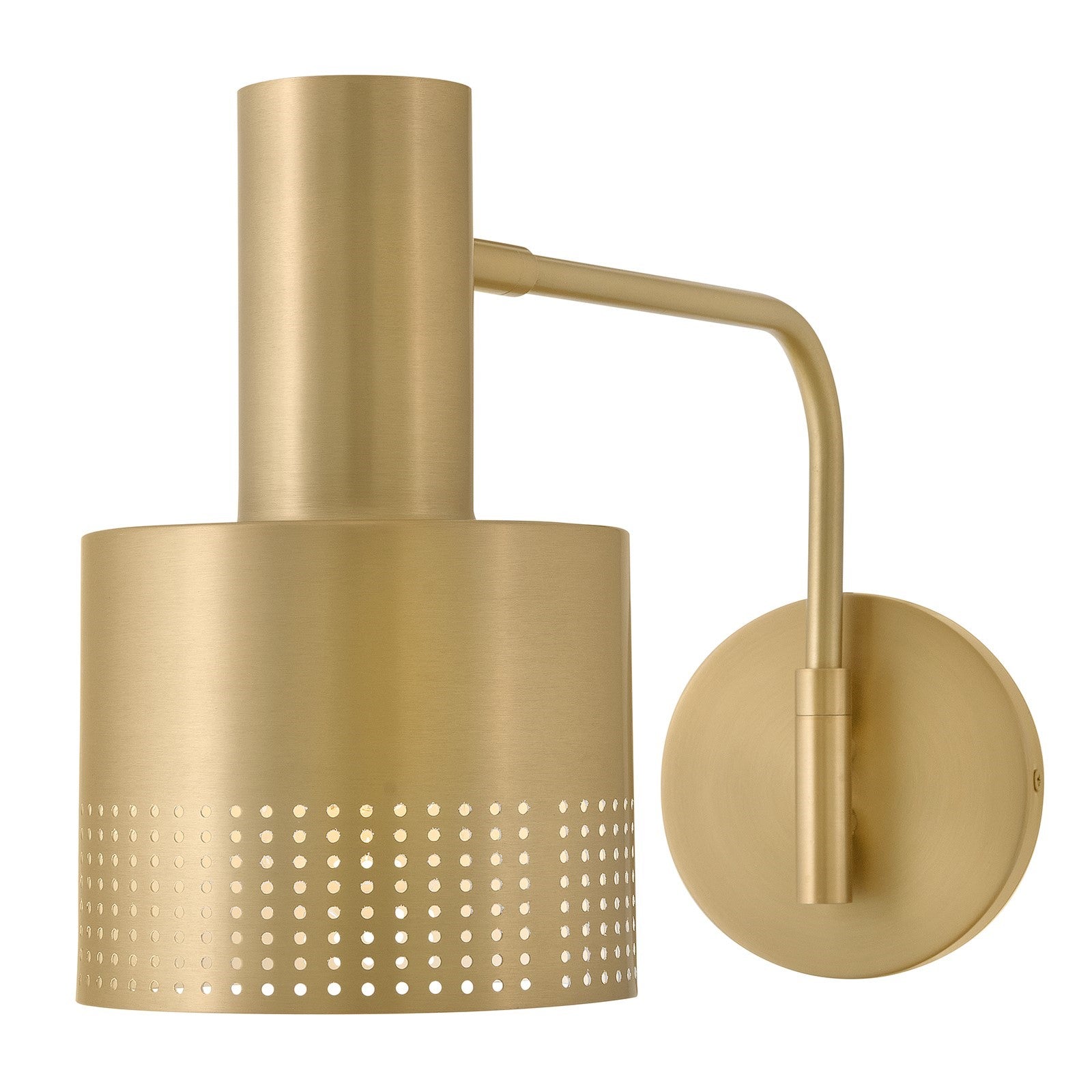 Hinkley Lark Casey 1-Light Task Light | Modern Lacquered Brass Steel | Kitchen & Living Room Accent | 16.75 x 6 x 10 in | Model 84620LCB