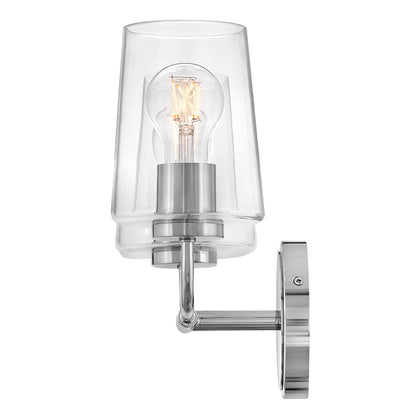 2 Light Small Bathroom Vanity Light, Chrome