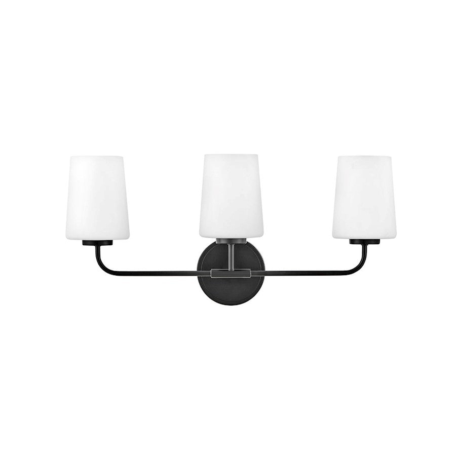 3 Light Bathroom Vanity Light, White