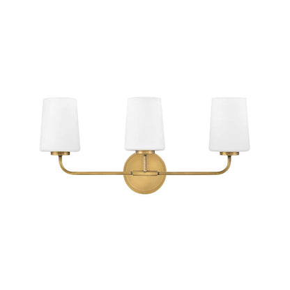 3 Light Bathroom Vanity Light, White