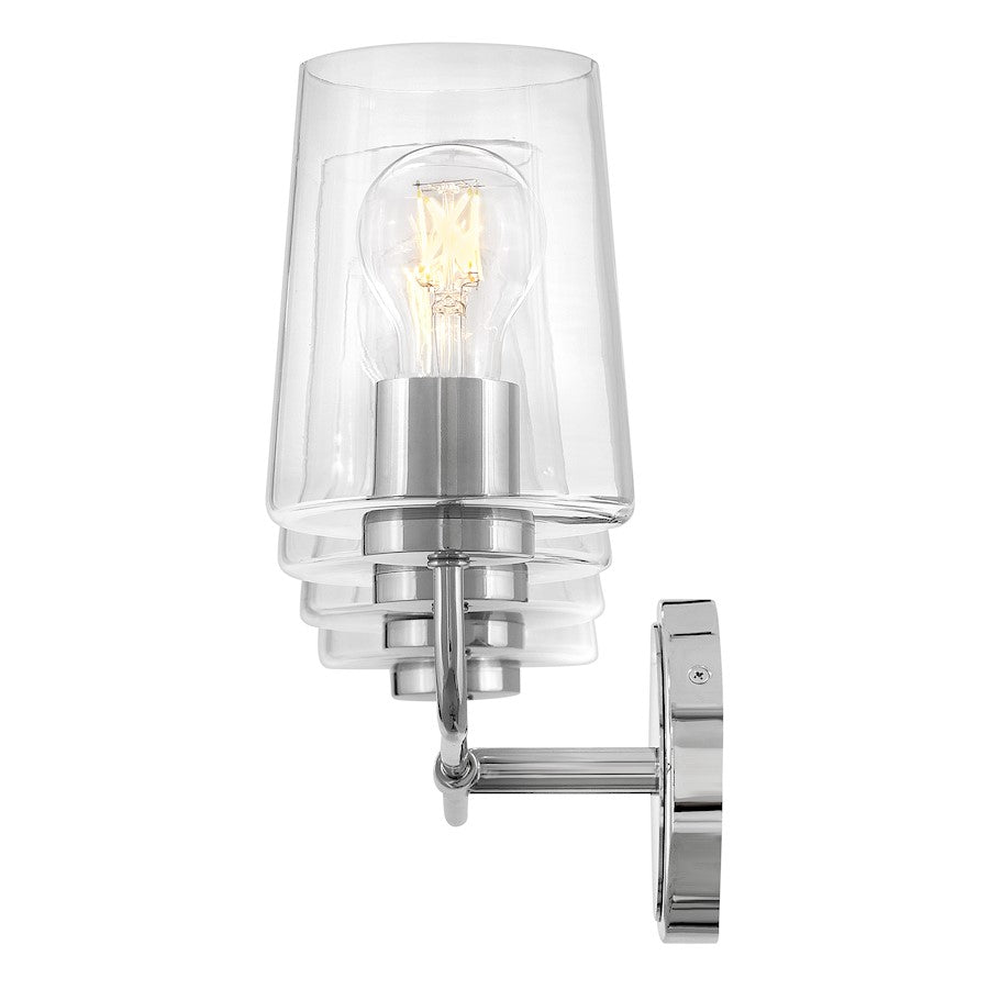 4 Light Large Bathroom Vanity Light, Chrome