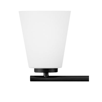 Lark Bri 3 Light 24" Vanity, Black/Etched Opal