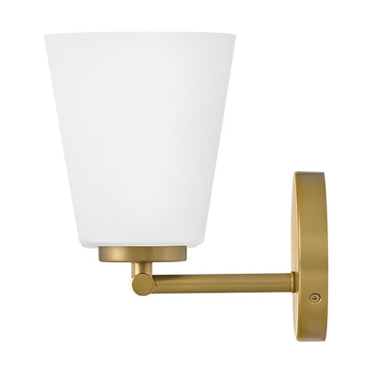 Lark Bri 3 Light 24" Vanity, Lacquered Brass/Etched Opal