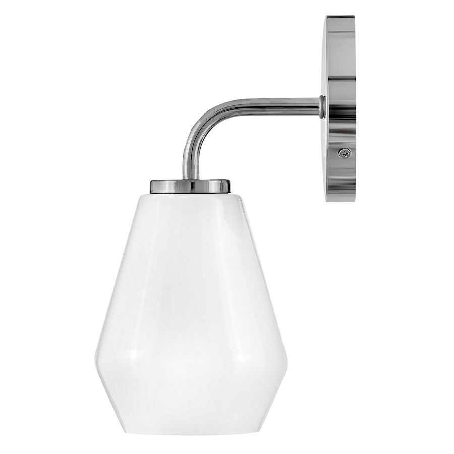 1 Light Medium Bathroom Vanity Light, Chrome