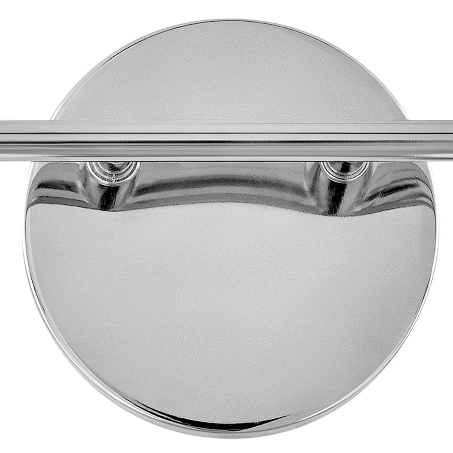 2 Light Small Bathroom Vanity Light, Chrome