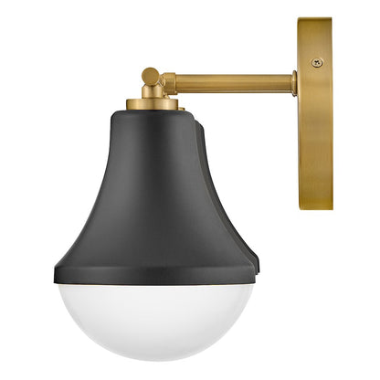 3 Light Medium Bathroom Vanity Light, Black