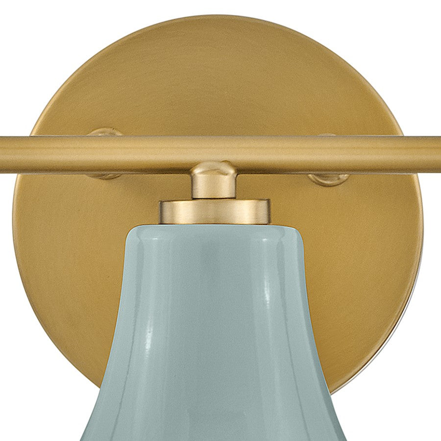 3 Light Medium Bathroom Vanity Light, Seafoam