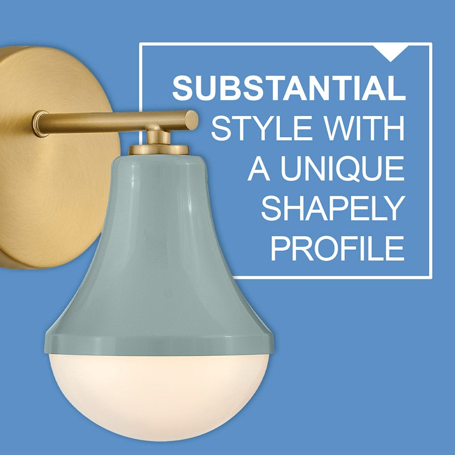 3 Light Medium Bathroom Vanity Light, Seafoam