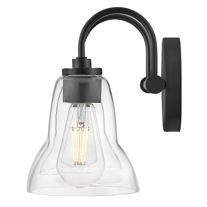 2 Light Small Bathroom Vanity Light, Black