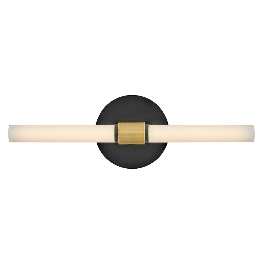 Medium LED Bathroom Vanity Light, Black