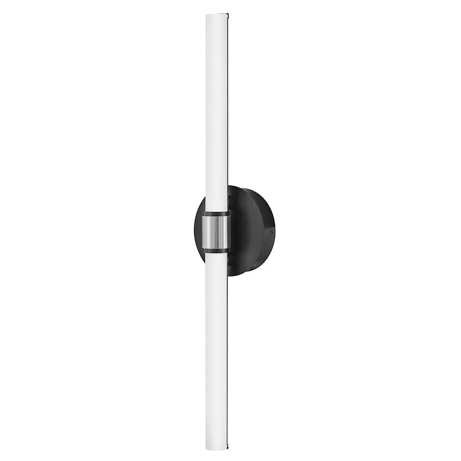 LED Medium Bathroom Vanity Light, Black