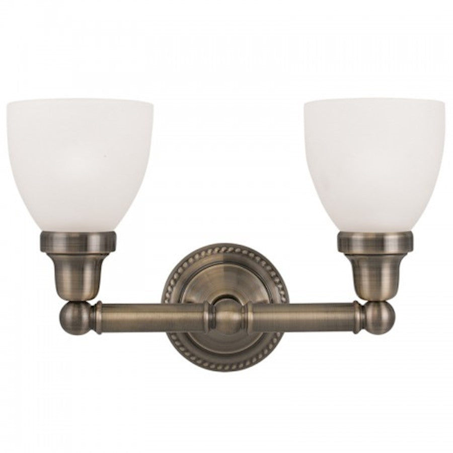 Livex Lighting Classic Bath Light in Antique Brass