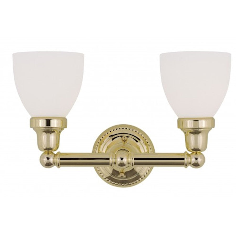 Livex Lighting Classic Bath Light in Polished Brass